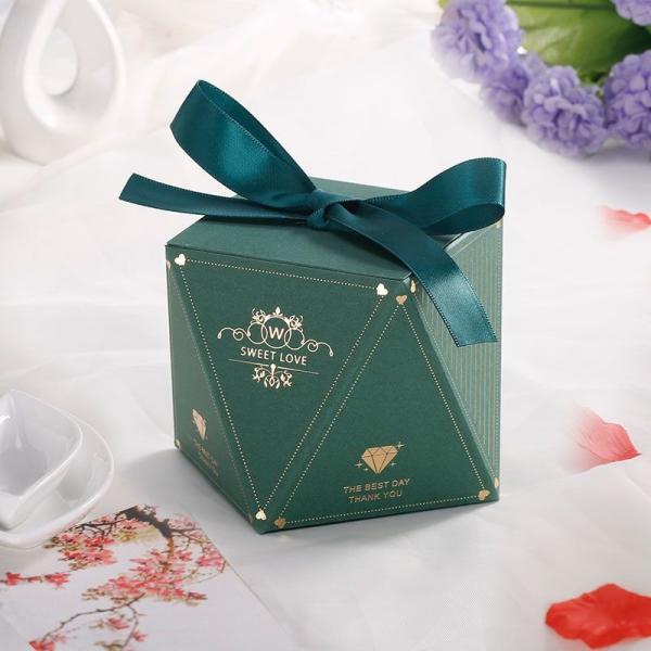 Paper Custom Made Candy Boxes With Logo For Christmas / Wedding / Festival