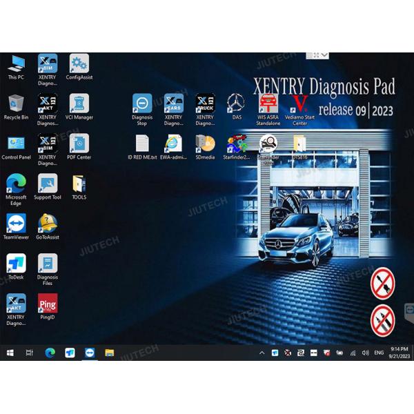 V2024 MB Star OEM C6 DOIP Multiplexer VCI SD Connect XENTRY VCI Диагностический инструмент с планшетом Getac F110