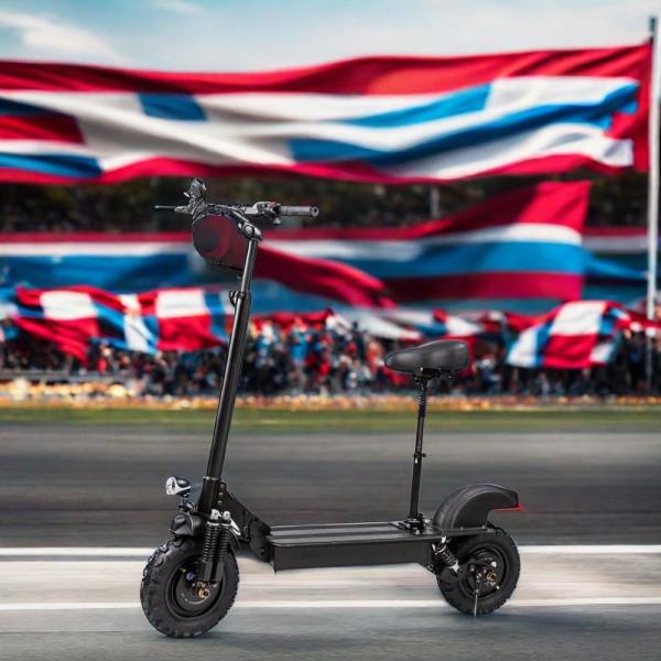 11 Scooter Elétrico Unisex Off-Road sem Tubos Frente e Atrás 800W 1000W*2 60V18ah