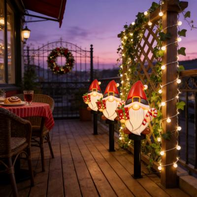 35cm Height Christmas Ground Stake Lights with IP65 Waterproof and Energy-Saving LED for Festive Decorations