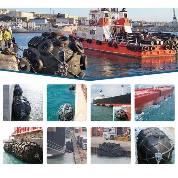 STS STD Usage Good Sealing Marine Rubber Fender Impact Resistance