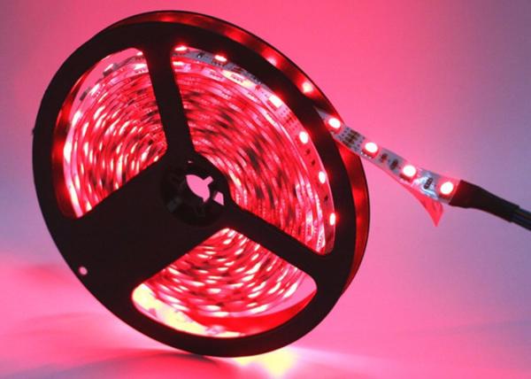 14.4W Flexible LED Strip Light Outdoor / Indoor Decorative 5m 300 LEDs 60Leds/m 5m/lot