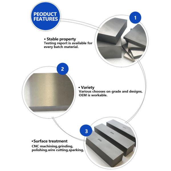 OEM Tungsten Carbide Plate To Be Welded On Agriculture Machine Wear Parts