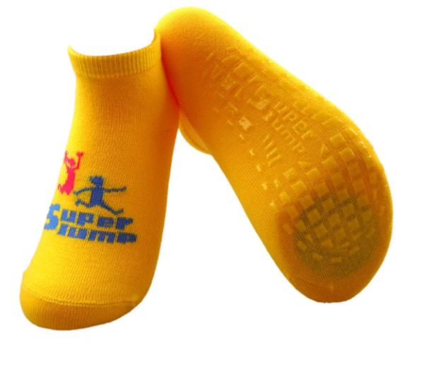 Super Jump Trampoline Park Safety Non Slip Grip Socks Colorful Knitting Trampoline Socks