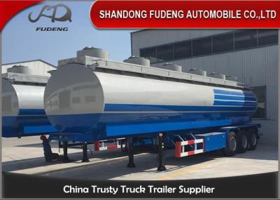 32000 Litres Customized Fuel Tanker Semi Trailer Trucks Stable Performance