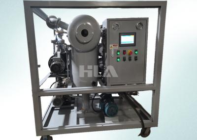 Máquina de filtragem de óleo transformadora de três fases com controlo PLC totalmente automático