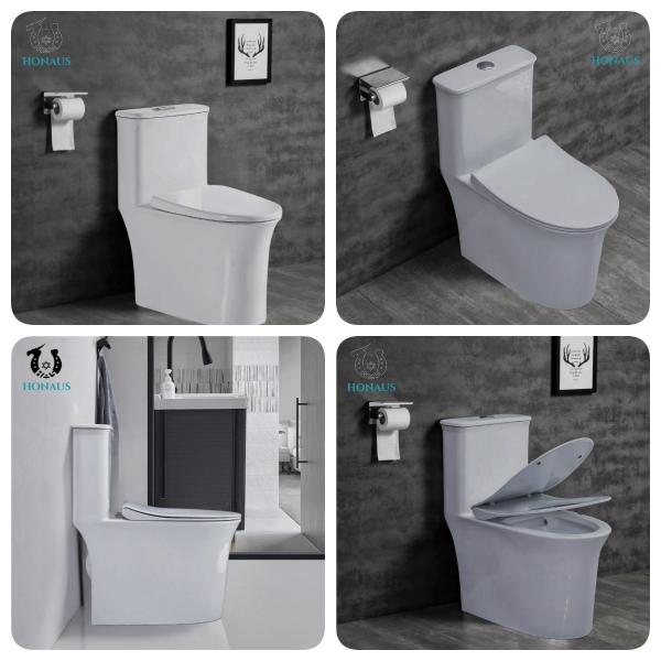 Inodorous Single Piece Western Toilet Seat Quick Detach Seat Cover