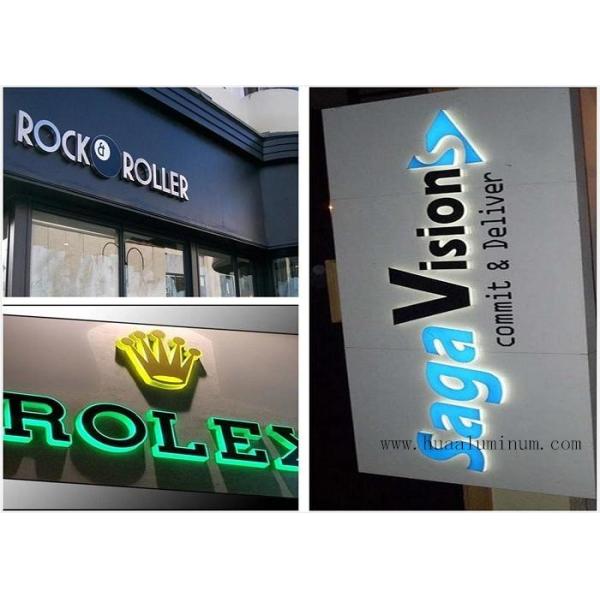 4ft Signage Aluminum Composite Panel Fireproof Aluminum Sandwich Board