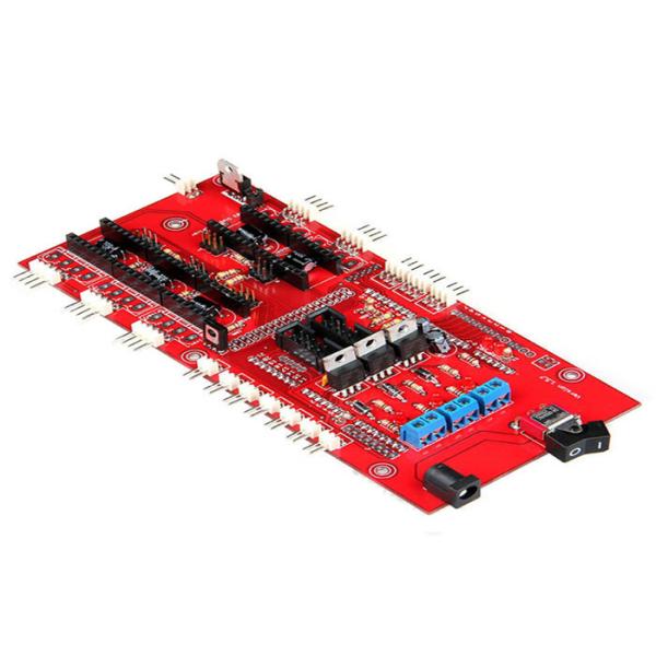 Red 3d Printer Assembly Kit MEGA Controller Board For Stepper Driver Educational Projects