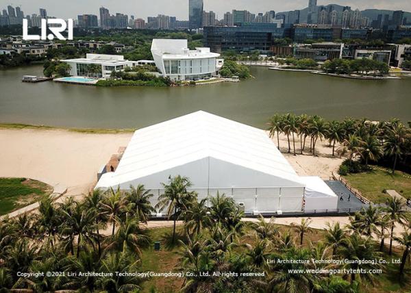 40m X 40m X 6m White PVC Outdoor Event Tents For 2000 People Concerts