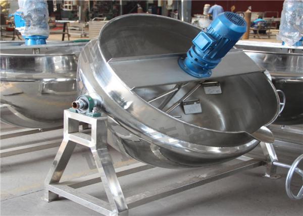Sanitary Stainless Steel Jacketed Kettle Cooking Pot Heating Transfer Oil