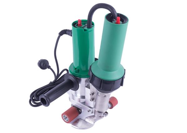 Machine de soudure de bâche de l'air chaud 1700w dans la bande en plastique de bannière de PVC de tissus industriels