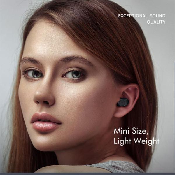 Наушник радиотелеграфа F9 Tws Bluetooth 5,0 в шлемофоне Earbuds спорта наушников наушников наушников уха хэндс-фри для телефона с Mic