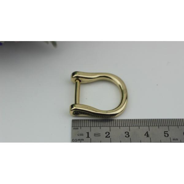 Nickel Plated Metal D Ring Buckle Bag Fittings,18MM Zinc Alloy D-ring For Handbag