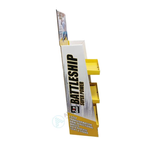 Glossing Matte Lamination Cardboard Stand Display CMYK / Pantone Printing Customized