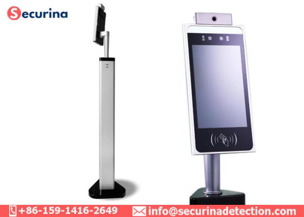Sistema de detecção térmico da febre do reconhecimento facial do AI com tripé ou a instalação fixada na parede