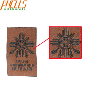 Double Spindle Woven Clothes Label Straight Cut Shrink Proof