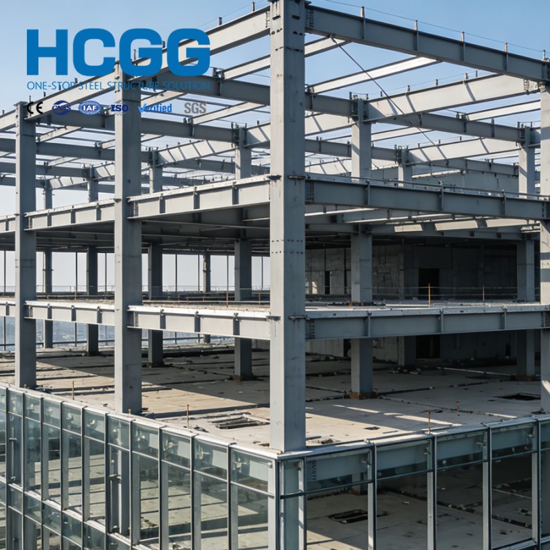Prefabricated Multi‑Story Steel Frame Office Building Commercial Steel Office Complex