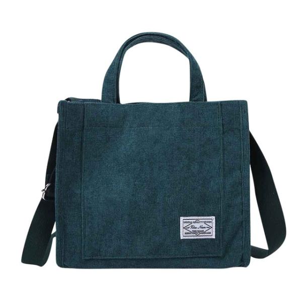 Vert de couleur d'OEM d'usine de nature de sac à main toile blanche de Tote Cotton Bag Wholesale Custom sac à provisions le sac d'épaule