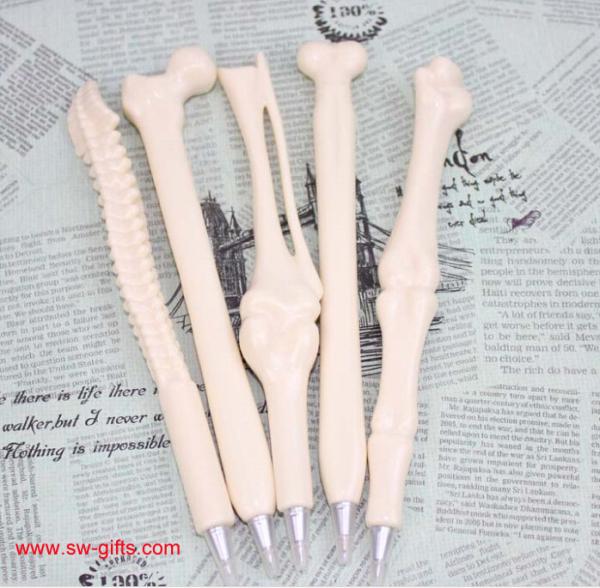 Syringe Pen Writing Supplies Bone Shape Ballpoint Pens New creative gift school supply