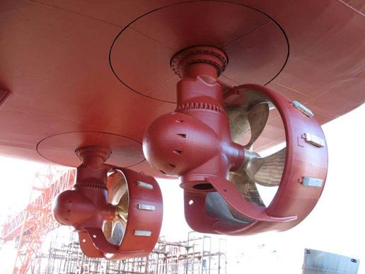 Marine Electric Transom Installation Rudder Propeller