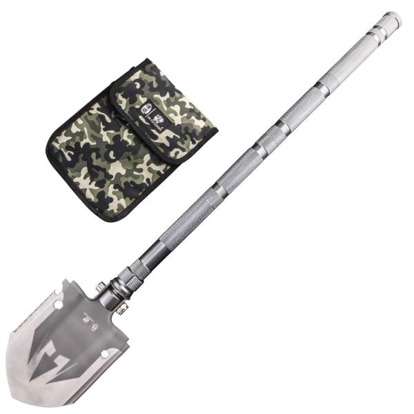 3mm Blade Military Folding Multi Function Shovel 32in High Carbon Steel Toughness