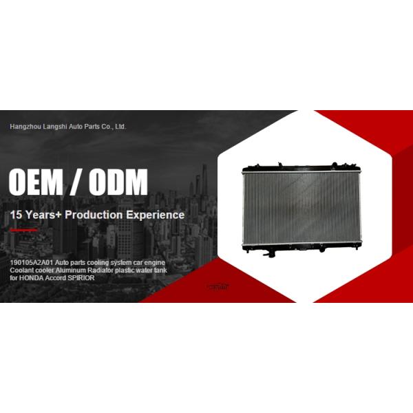 2012- HONDA Accord SPIRIOR Sistema de enfriamiento de piezas automáticas con enfriador de refrigerante del motor del automóvil