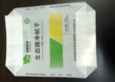 High Strength PP Cement Valve Bags Puncture Resistant 10KG - 100KG Capacity