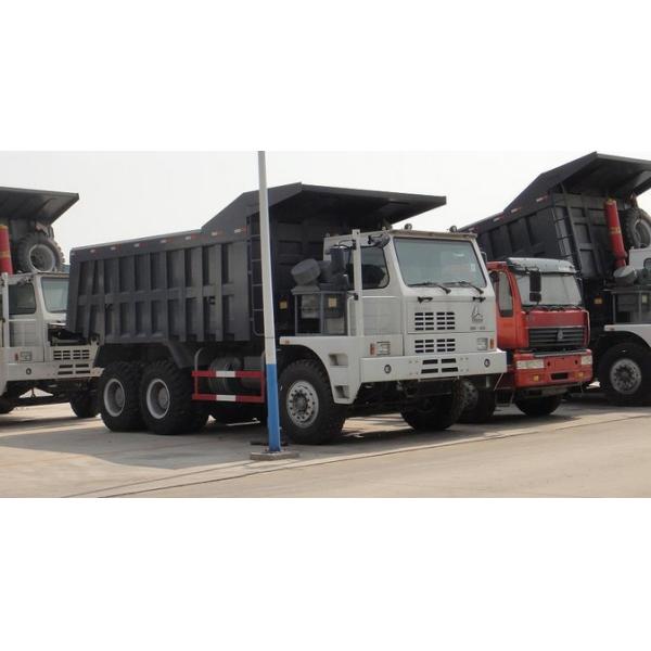 SINOTRUK HOWO 420 Hp Heavy Duty Dump Truck / Mining Dump Truck 70 Ton Loading Capacity