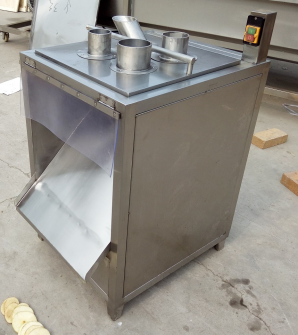 CE 50kg/H 5mm Plantain Banana Chips Production Line Semi Automatic