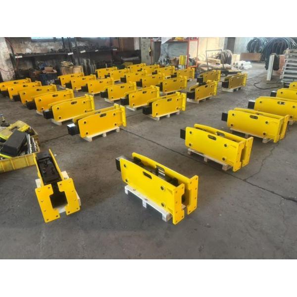 Noise Level 85 to 100 DB Excavator Rock Breaker Incorporating 155 Mm Chisel Diameter and 2810 Mm Length Perfect for Quarry Operations