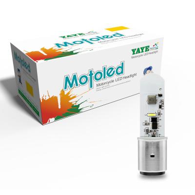 Motorcycle LED Bulb H6 Ba20d 23W 2300LM with Aluminum Base Borad COB 12V Motor Accessories