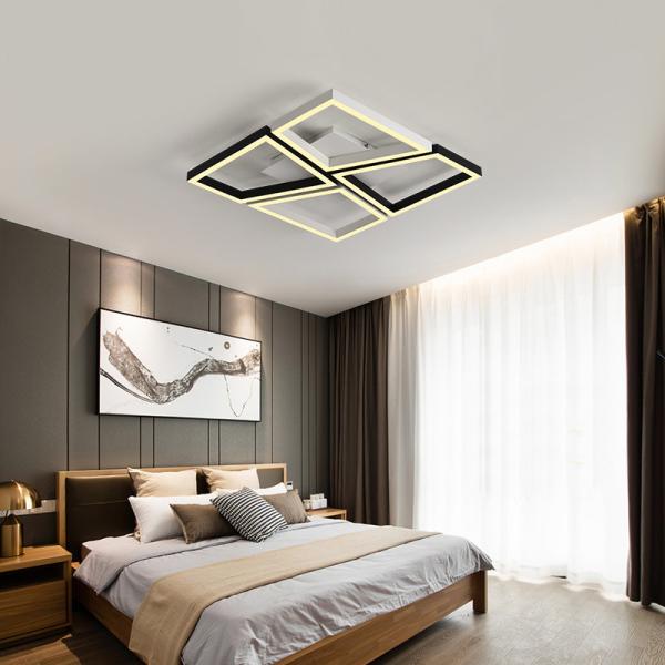 Living room ceiling light fixtures Creative led ceiling lamps for Bedroom Black frame (WH-MA-70)