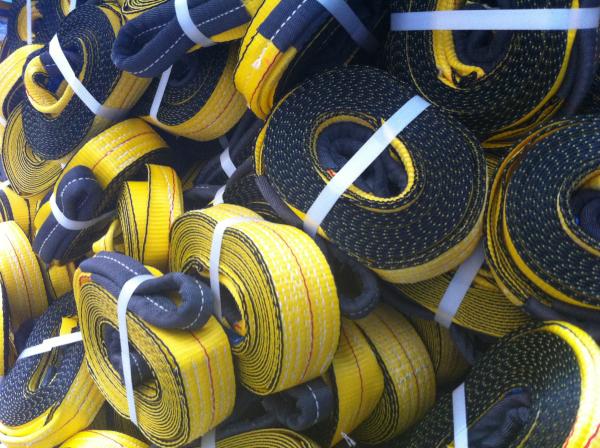 polyester web sling  safety factor 5:1  , According to ASME B30.9 , WSTD standard