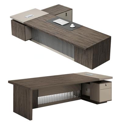 Extendable Office Furniture Design Executive Wooden Office Table for Boss CEO and Manager