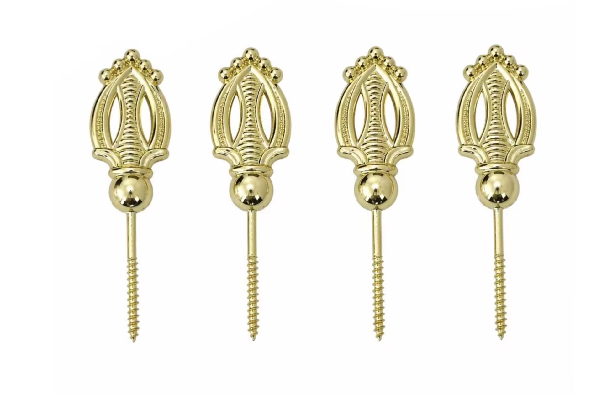 Metal Bottom Plastic TOP Coffin Screw For Casket Fastening