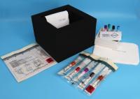 A detecção comprimiu a caixa combinado do espécime do hospital do laboratório de MDPE