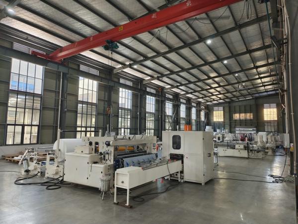 48 Rolls Bundle Small Toilet Tissue Paper Making Machine Production Line With Individual Paper Roll Packing Machine