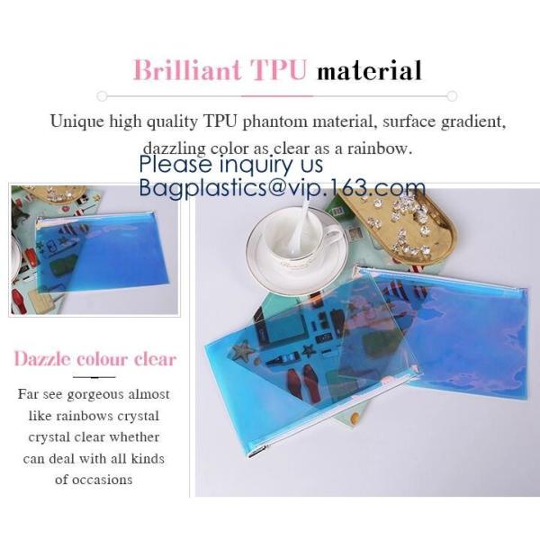 Custom Logo Glitter Cosmetic Makeup Eva Clear Pouch / Pouches,Smiggle Pencil Case With Glitter,Tissue Bag CD Case Docume