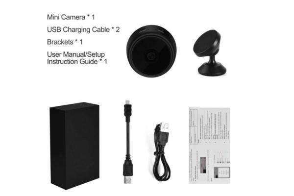 Mini Spy Ip Camera Wireless Wifi Hd 1080p With 200mAh Battery Capacity