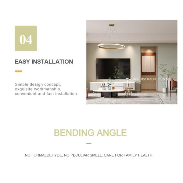 Влагостойкие панели облицовки панелей стены PVC чувства кожи декоративные деревянные