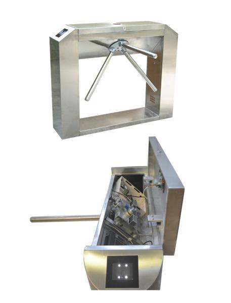 Indoor Outdoor Tripod Turnstile Gate Electronic Automatic Secure Passage 200mA 24V