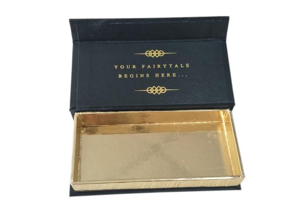 Small Size Eyelash Packaging Magnetic Closure Gift Box Various Design With Plastic Tray