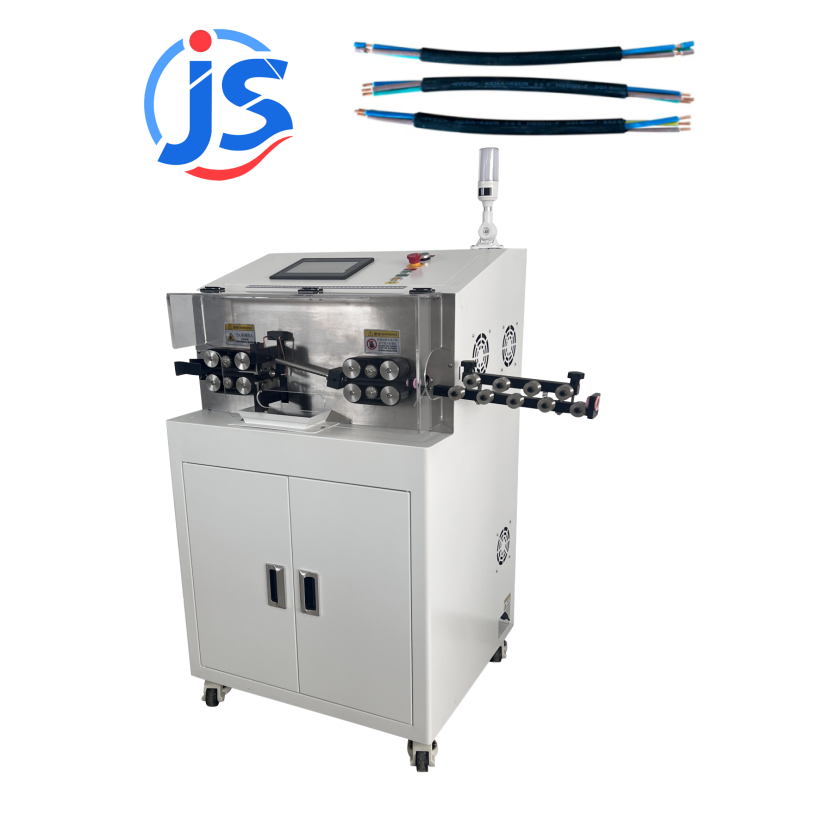 Full Electric Sheath Core Wire Inner and Outer Stripping Machine Maximum Stripping Capacity: Front End 200mm, Rear End 150mm
