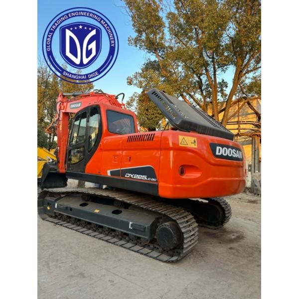 Прочный конструктор DX225 Использованный экскаватор Doosan 22,5 тонны