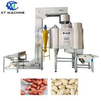 Machine à éplucher les noisettes de qualité industrielle 500-1000kg/h, machine à blanchir les noix, les cacahuètes et les amandes avec un taux de casse de 98%