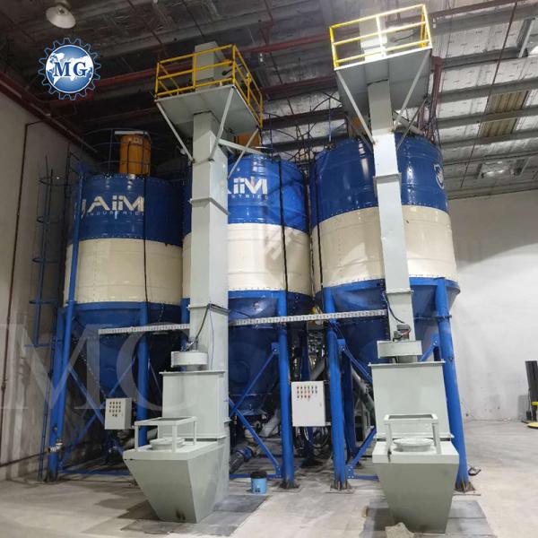 Multi-function PLC Control Dry Mix Powder Mortar Mixing Machine Wall Putty Sand Cement Mixer Ceramic Tile Adhesive Production Line