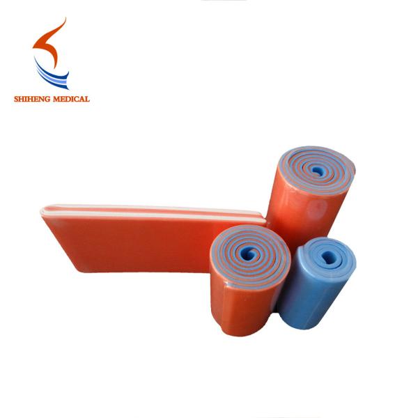 High quality orange high polymer foam first aid  roll splint China manufacturer
