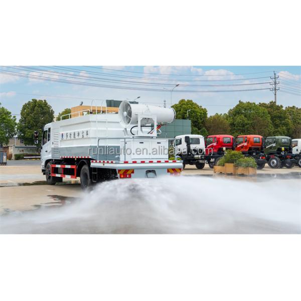 Nuevo suministro 4x2 12 toneladas Dongfeng camión cisterna de agua de 12000 litros con pistola de lavado a alta presión