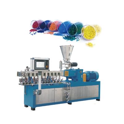 Máquina de granulação de extrusores de alta concentração e de dupla parafuso parental paralela de rotação conjunta de masterbatch de plástico